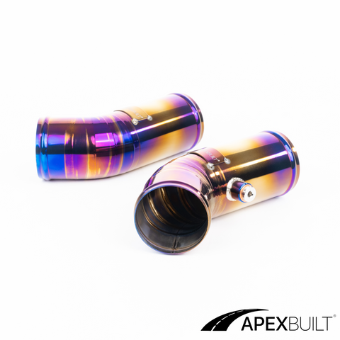 ApexBuilt® BMW F10 M5 & F06/F12/F13 M6 Titanium Charge Pipe Kit (S63TU, 2012-17)