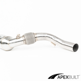 ApexBuilt® BMW F85 X5M/F86 X6M Race Downpipes (S63TU, 2015-19)