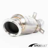 ApexBuilt® BMW F01/F10/F15 N55 Tubo de bajada catted de alto flujo (PWG/3.5") (2011-13)