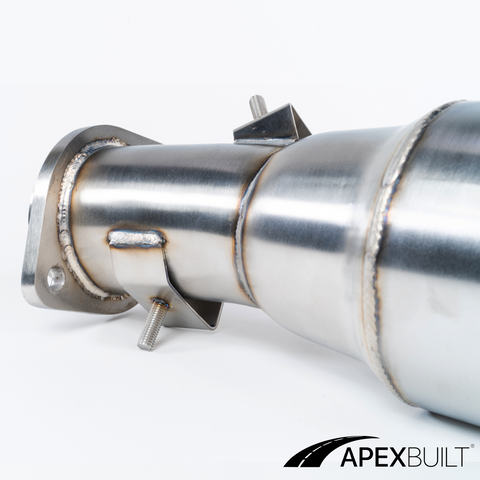 ApexBuilt® BMW G87 M2, G80 M3, & G82/G83 M4 GESI High-Flow Catted Downpipes (S58, 2021+)