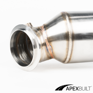 ApexBuilt® BMW F97 X3M & F98 X4M GESI High-Flow Catted Downpipes (S58, 2021+)