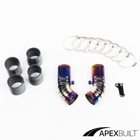 Kit de tubo de carga de titanio ApexBuilt® S63TU – BMW F10 M5/F1X M6 (2012-17)