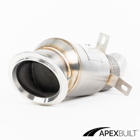 ApexBuilt® BMW F01/F10/F15 N55 Tubo de bajada catted de alto flujo (PWG/3.5") (2011-13)