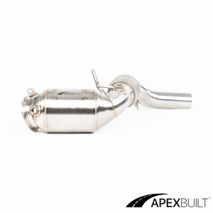 ApexBuilt® BMW F85 X5M/F86 X6M Race Downpipes (S63TU, 2015-19)
