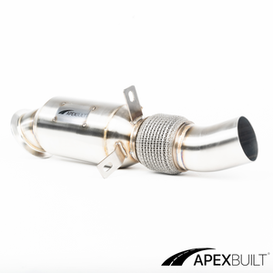 ApexBuilt® BMW F01/F10/F15 N55 Tubo de bajada catted de alto flujo (PWG/3.5") (2011-13)