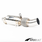 ApexBuilt® BMW F01/F10/F15 N55 Tubo de bajada catted de alto flujo (PWG/3.5") (2011-13)