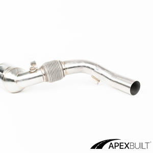 ApexBuilt® BMW F85 X5M/F86 X6M Race Downpipes (S63TU, 2015-19)