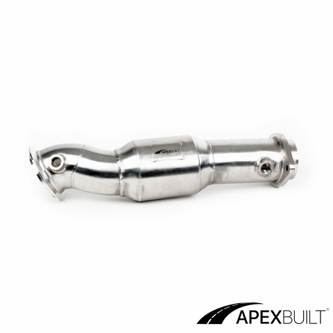 ApexBuilt® BMW G87 M2, G80 M3, & G82/G83 M4 Resonated Race Downpipes (S58, 2021+)