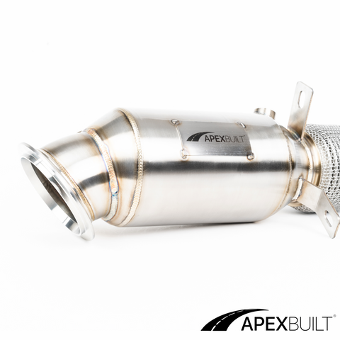 ApexBuilt® BMW F01/F10/F15 N55 Tubo de bajada catted de alto flujo (PWG/3.5") (2011-13)