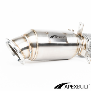 ApexBuilt® BMW F01/F06/F10/F15 N55 High-Flow Catted Downpipe (EWG/4")(2013-18)