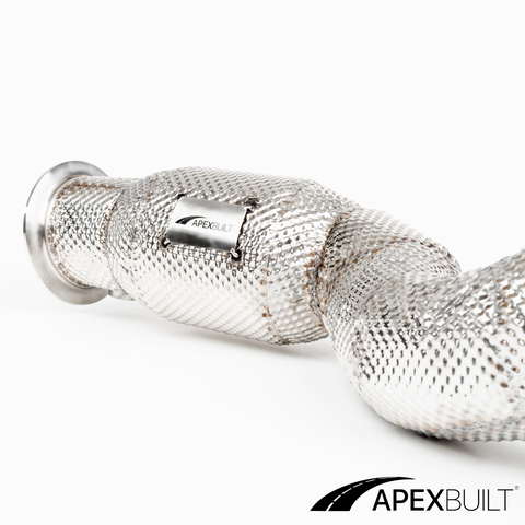 Apex Built® BMW G8X M3 y M4 Catless Race Downpipe (2021+)