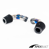 ApexBuilt® BMW F10 M5/F12 M6 Kit de admisión de montaje frontal de titanio (S63TU, 2012-17)