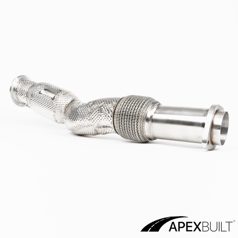 Apex Built® BMW G8X M3 y M4 Catless Race Downpipe (2021+)