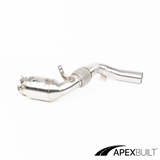 ApexBuilt® BMW F85 X5M/F86 X6M Race Downpipes (S63TU, 2015-19)