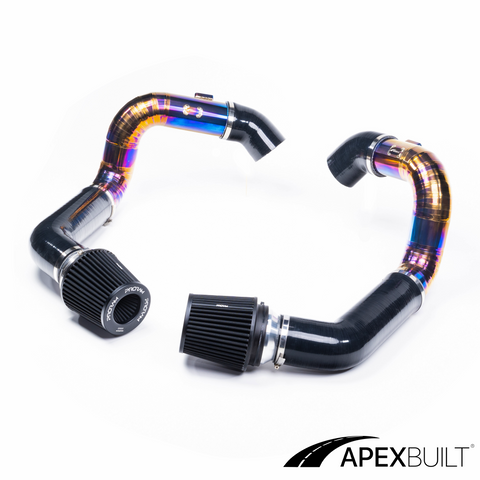 ApexBuilt® BMW F10 M5/F12 M6 Kit de admisión de montaje frontal de titanio (S63TU, 2012-17)