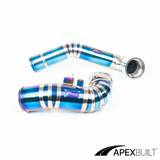 ApexBuilt® BMW B58 Gen 2 Titanium Charge Pipe Kit (B58TU, 2018+)