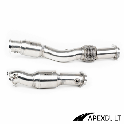 Apex Built® BMW G8X M3 y M4 Catless Race Downpipe (2021+)