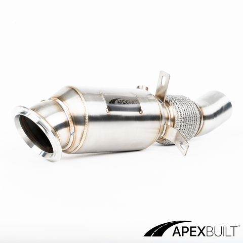 ApexBuilt® BMW F01/F06/F10/F15 N55 High-Flow Catted Downpipe (EWG/4")(2013-18)