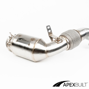 ApexBuilt® BMW F85 X5M/F86 X6M Race Downpipes (S63TU, 2015-19)