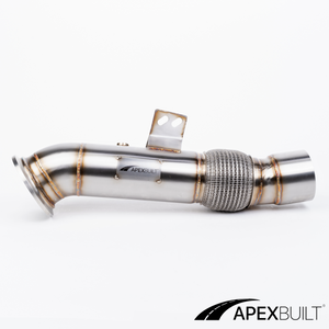 ApexBuilt® Toyota A90/A91 Supra 4" Exit Race Downpipe (B58, 2020+)