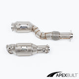 ApexBuilt® BMW G87 M2, G80 M3, & G82/G83 M4 GESI High-Flow Catted Downpipes (S58, 2021+)