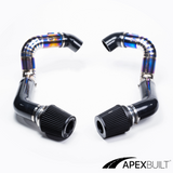 ApexBuilt® BMW F10 M5/F12 M6 Titanium Front Mount Intake Kit (S63TU, 2012-17)