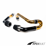 ApexBuilt® BMW G8X M3/M4 Kit de admisión de montaje frontal de titanio (S58, 2021+)