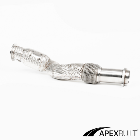 Apex Built® BMW G8X M3 y M4 Catless Race Downpipe (2021+)