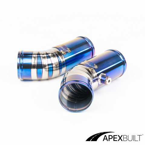 ApexBuilt® BMW F10 M5 & F06/F12/F13 M6 Titanium Charge Pipe Kit (S63TU, 2012-17)