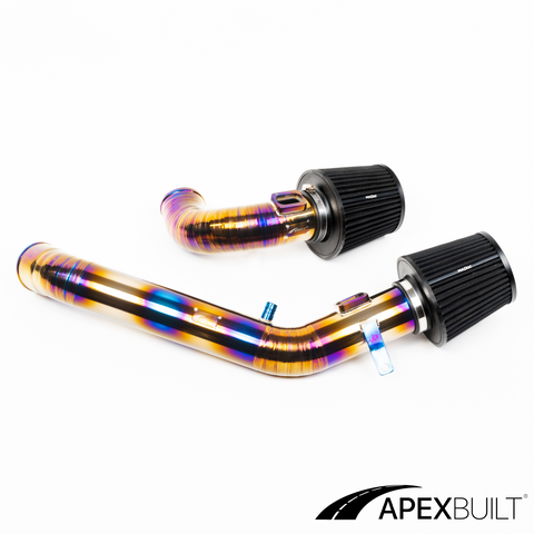 ApexBuilt® BMW F8X M3/M4 S55 Kit de admisión de montaje frontal de titanio (2015-18)