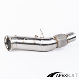 ApexBuilt® Toyota A90/91 Supra 2.0 B48 Race Downpipe (2020+)