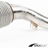 ApexBuilt® BMW F85 X5M/F86 X6M Race Downpipes (S63TU, 2015-19)