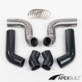 ApexBuilt® BMW F10 M5/F12 M6 Titanium Front Mount Intake Kit (S63TU, 2012-17)