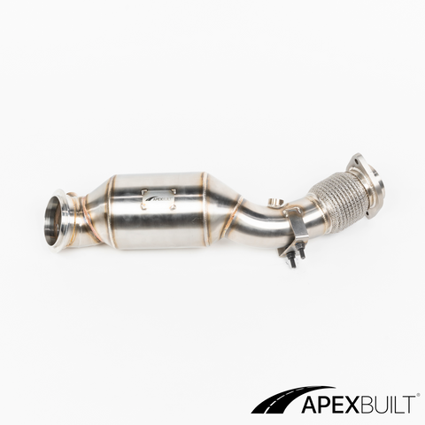 ApexBuilt® BMW G80 M3 & G82 M4 S58 Tubos de bajada catted de alto flujo (2021+)