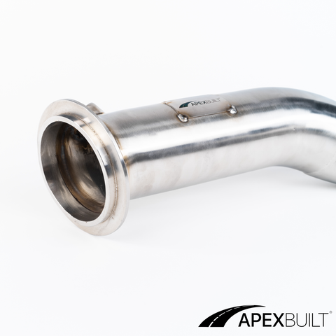 ApexBuilt® BMW F80 M3/F8X M4 Catless Race Downpipes (S55, 2015-18)