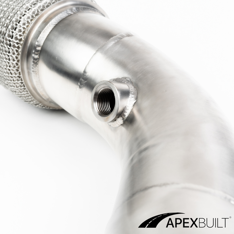 ApexBuilt® BMW G87 M2, G80 M3, & G82/G83 M4 Resonated Race Downpipes (S58, 2021+)