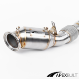 ApexBuilt® Toyota A90/A91 Supra 2.0 B46 Race Downpipe (2021+)