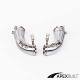 ApexBuilt® BMW F90 M5 & F92/F93 M8 Race Downpipes (S63R, 2018+)