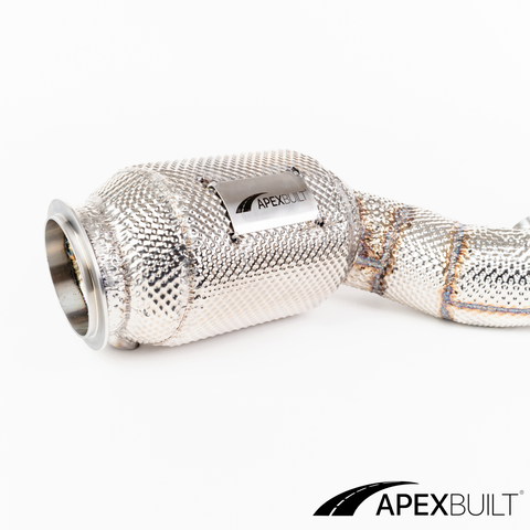 ApexBuilt® BMW G80 M3 & G82 M4 S58 Tubos de bajada catted de alto flujo (2021+)