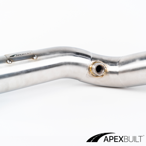 ApexBuilt® BMW F80 M3/F8X M4 Catless Race Downpipes (S55, 2015-18)