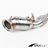 Downpipe de carreras sin gato ApexBuilt® BMW G0X/G2X B58 (2018+)