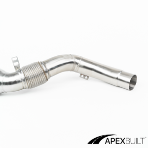 ApexBuilt® BMW F90 M5 & F9X M8 Tubos de bajada de carrera primarios y secundarios sin catalizador (2018+)