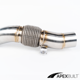 ApexBuilt® BMW F87 M2C, F80 M3, & F82/F83 M4 Race Downpipes (S55, 2015-20)