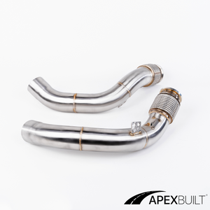 ApexBuilt® BMW F90 M5 & F92/F93 M8 Race Downpipes (S63R, 2018+)