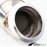 ApexBuilt® BMW G80 M3 & G82 M4 S58 Tubos de bajada catted de alto flujo (2021+)