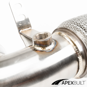 ApexBuilt® BMW F85 X5M/F86 X6M Race Downpipes (S63TU, 2015-19)