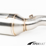 ApexBuilt® BMW F97 X3M & F98 X4M GESI High-Flow Catted Downpipes (S58, 2021+)