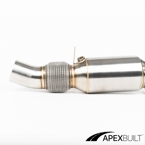 ApexBuilt® BMW F01/F06/F10/F15 N55 High-Flow Catted Downpipe (EWG/4")(2013-18)