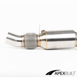 ApexBuilt® BMW F01/F10/F15 N55 Tubo de bajada catted de alto flujo (PWG/3.5") (2011-13)