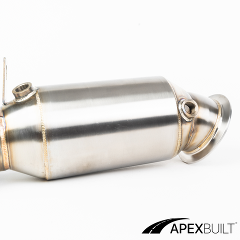 ApexBuilt® BMW F01/F06/F10/F15 N55 High-Flow Catted Downpipe (EWG/4")(2013-18)